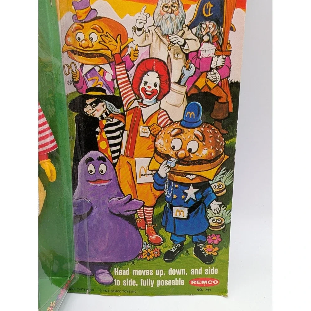 Remco McDonaldland Ronald McDonald Doll 1976 Vintage Figure 711